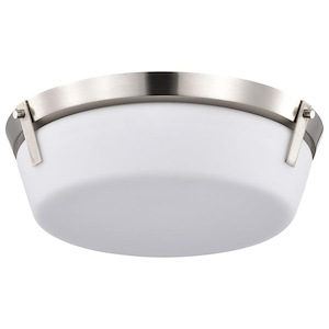 Rowen - 3 Light Flush Mount In Traditional Style-4.5 Inches Tall and 14.63 Inches Wide