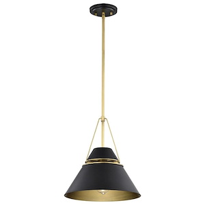 Adina - 1 Light Medium Pendant-13.75 Inches Tall and 12.75 Inches Wide - 1299425