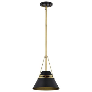 Adina - 1 Light Small Pendant-12.5 Inches Tall and 10 Inches Wide
