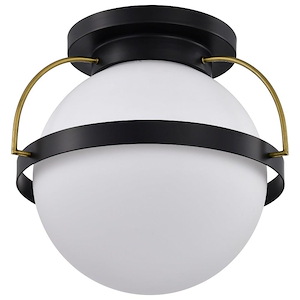Lakeshore - 1 Light Large Flush Mount-15.63 Inches Tall and 18 Inches Wide