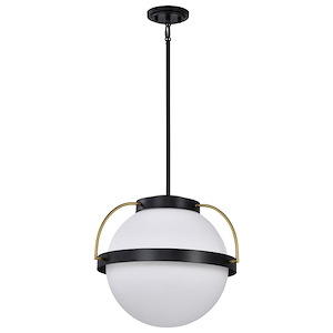Lakeshore - 1 Light Medium Pendant-11.63 Inches Tall and 13 Inches Wide