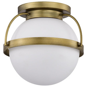 Lakeshore - 1 Light Medium Flush Mount-11.88 Inches Tall and 13 Inches Wide - 1299429