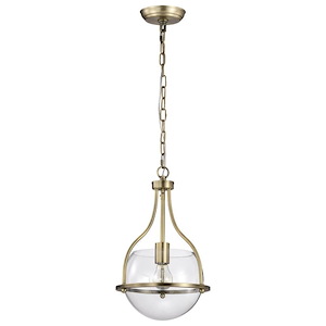 Amado - 1 Light Pendant-16.5 Inches Tall and 10 Inches Wide - 1299437