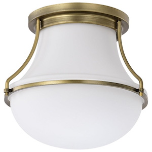 Valdora - 1 Light Flush Mount In Traditional Style-9 Inches Tall and 10.38 Inches Wide
