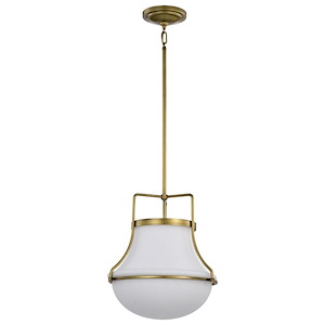 Valdora - 1 Light Pendant In Traditional Style-14.88 Inches Tall and 14 Inches Wide