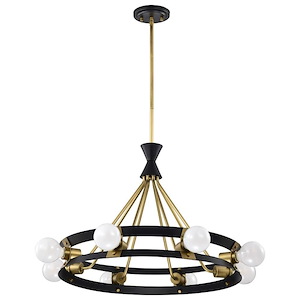 Marsden - 8 Light Chandelier In Contemporary Style-18 Inches Tall and 23.13 Inches Wide