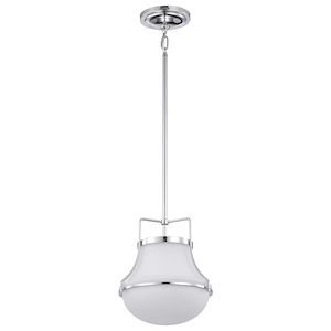 Valdora - 1 Light Pendant In Traditional Style-11 Inches Tall and 10.38 Inches Wide