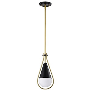Admiral - 1 Light Pendant In Contemporary Style-21.5 Inches Tall and 10 Inches Wide - 1299465