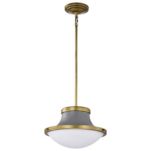 Lafayette - 1 Light Pendant In Contemporary Style-9.13 Inches Tall and 14 Inches Wide - 1299468