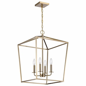 Emma - 4 Light Small Pendant-24.13 Inches Tall and 17 Inches Wide - 1299470