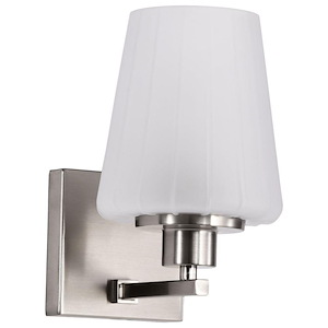 Lune - 1 Light Bath Vanity-8.75 Inch Tall and 5.25 Inch Wide - 1377076