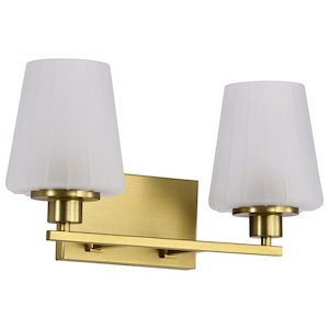 Lune - 2 Light Bath Vanity-8.75 Inch Tall and 16 Inch Wide - 1377077