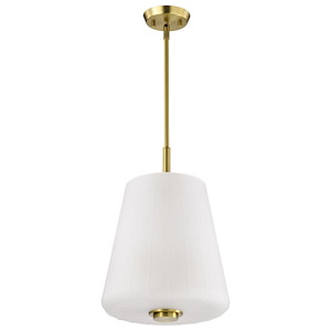 Lune - 3 Light Pendant-17 Inch Tall and 12 Inch Wide - 1377083