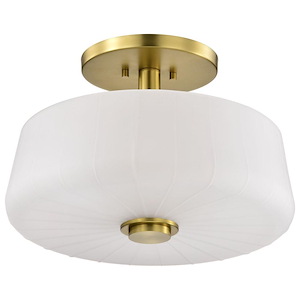 Lune - 3 Light Semi-Flush Mount-10.5 Inch Tall and 16 Inch Wide - 1377084