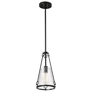 Valentine - 1 Light Small Pendant-14.5 Inch Tall and 8 Inch Wide - 1377089