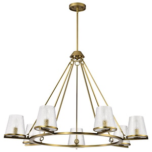 Valentine - 7 Light Chandelier-25.5 Inch Tall and 40 Inch Wide - 1377093