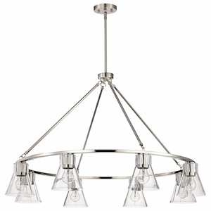 Gianna - 8 Light Chandelier-25 Inch Tall and 40 Inch Wide - 1377099