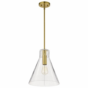 Gianna - 1 Light Medium Pendant-14 Inch Tall and 12 Inch Wide - 1377101