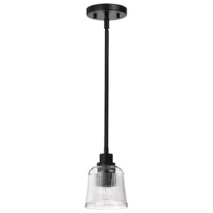 Grayson - 1 Light Mini Pendant-7 Inch Tall and 5 Inch Wide - 1377120