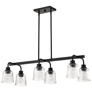 Grayson - 6 Light Island Pendant-9.38 Inch Tall and 14.5 Inch Wide - 1377125