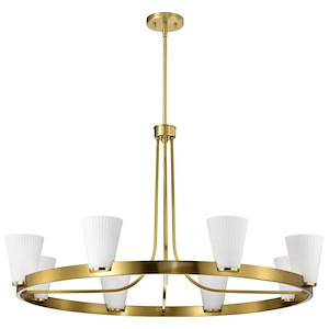 Royale - 8 Light Chandelier-22 Inch Tall and 40 Inch Wide - 1377146