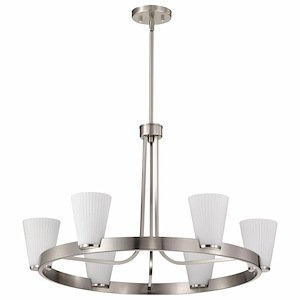 Royale - 6 Light Chandelier-18.25 Inch Tall and 30 Inch Wide - 1377143