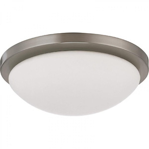 Button-18W 1 LED Flush Mount-11 Inches Wide by 3.88 Inches High