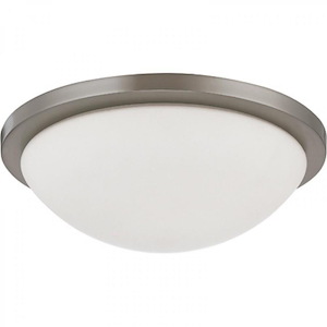Button-18W 1 LED Flush Mount-13.38 Inches Wide by 4 Inches High