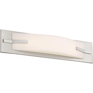 Bow-13W 1 LED Bath Vantity-20 Inches Wide by 4.25 Inches High - 668839