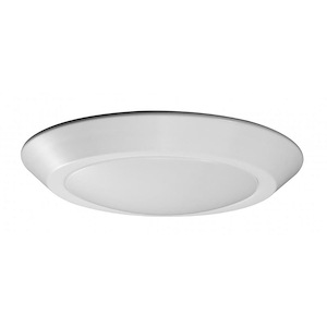 10.5W 3000K 1 LED Disk Light in Contemporary Style-7.09 Inches Wide by 1.19 Inches High
