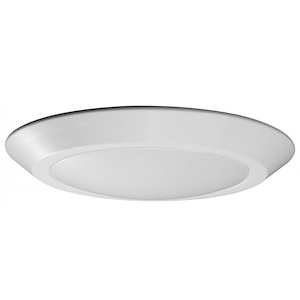 12W 3000K 1 LED Flush Mount-9.84 Inches Wide by 1.41 Inches High