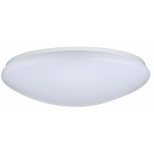 32.5W LED CCT Selectable Round Flush Mount with Motion Sensor-4.75 Inches Tall and 19 Inches Wide