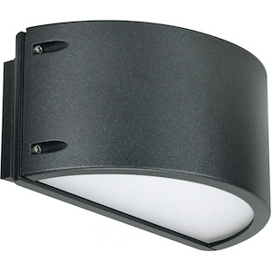Genova-12W 1 LED Outdoor Wall Sconce-12.25 Inches Wide by 6 Inches High