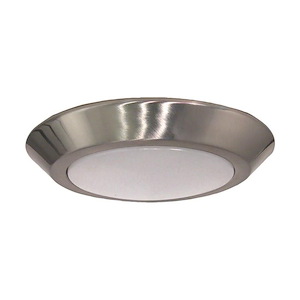 15W 1 LED Disk Light-7.09 Inches Wide by 1.18 Inches High
