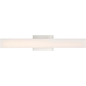 Jess-26W 1 LED Medium Bath Vanity-25 Inches Wide by 4.5 Inches High