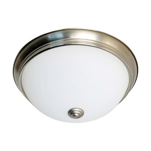 16.5W 1 LED Dome Flush Mount-11 Inches Wide by 4.59 Inches High