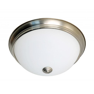 23.5W 1 LED Dome Flush Mount-13 Inches Wide by 4.59 Inches High