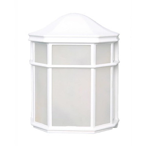 LED Cage Lantern Outdoor Wall Light - 10 Inches Tall and 8 Inches Wide - 350025