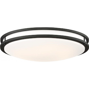 Glamour-25W 1 LED Flush Mount-23.75 Inches Wide by 5.13 Inches High