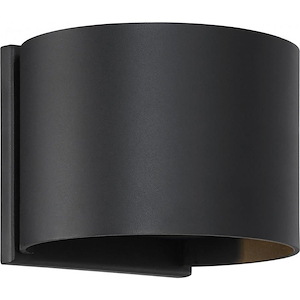 Lightgate-5W 3000K 1 LED Round Outdoor Wall Sconce-6 Inches Wide by 4.75 Inches High - 1004217