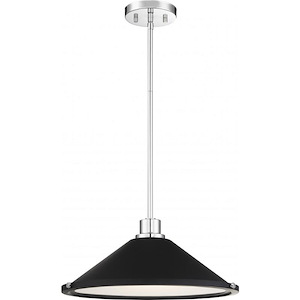 Bette-18W 1 LED Pendant-16.75 Inches Wide by 6.88 Inches High