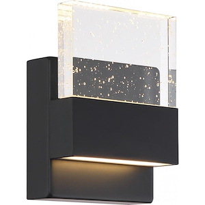 Ellusion-15W 1 LED Small Wall Sconce-4.75 Inches Wide by 6.38 Inches High