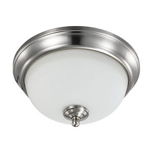 19W LED Flush Mount In Transitional Style-6 Inches Tall and 10.8 Inches Wide