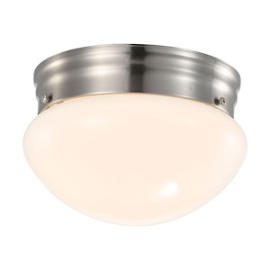 12W LED Flush Mount In Transitional Style-4.69 Inches Tall and 7.2 Inches Wide