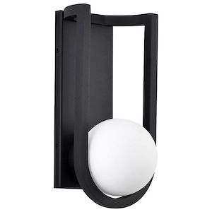 Cradle - 6W LED Outdoor Medium Wall Lantern In Contemporary Style-12 Inches Tall and 6 Inches Wide
