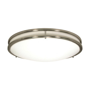 Glamour - 25W LED Flush Mount In 3.75 Inches Tall and 13 Inches Wide - 407390