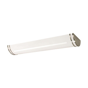 Glamour - 52W LED Linear Flush Mount In 4.5 Inches Tall and 12 Inches Wide
