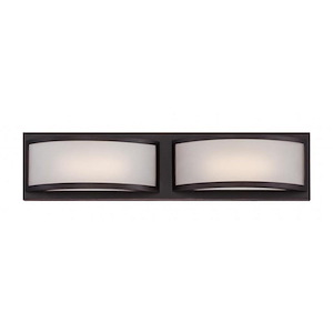 Mercer-Two Light-Vanity-20.5 Inches Wide by 4.125 Inches High
