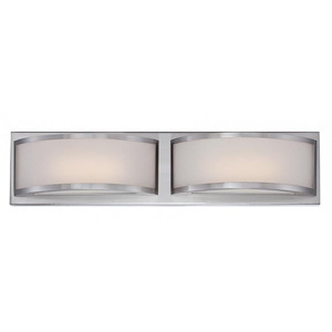 Mercer-Two Light-Vanity-20.5 Inches Wide by 4.125 Inches High