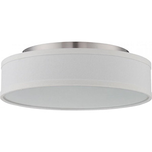 Heather-16W 1 LED Flush Mount-13 Inches Wide by 3.88 Inches High